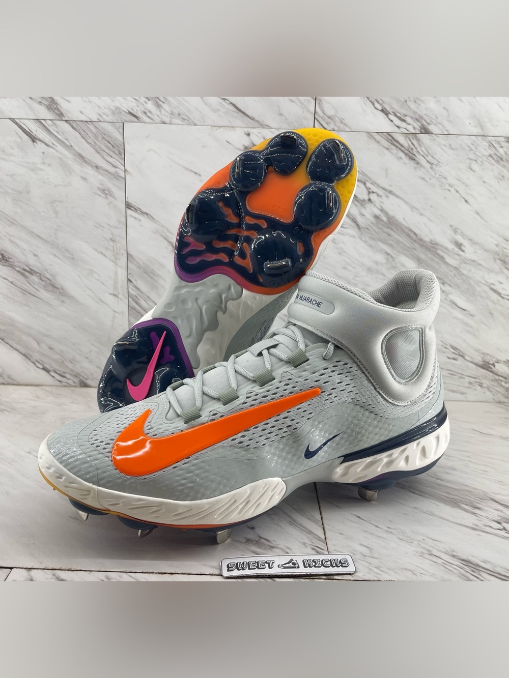 Nike Alpha Huarache Elite Mid Metal Baseball Cleats